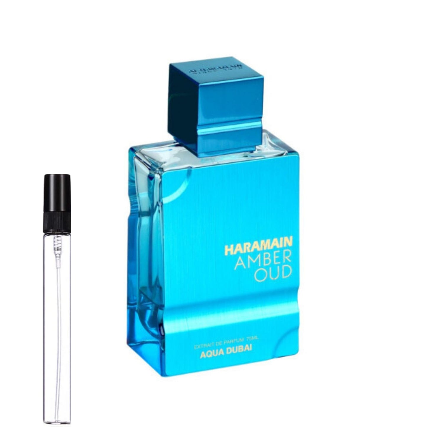 Amber Oud Aqua Dubai Al Haramain Perfumes para Hombres y Mujeres (DECANT 10ml)