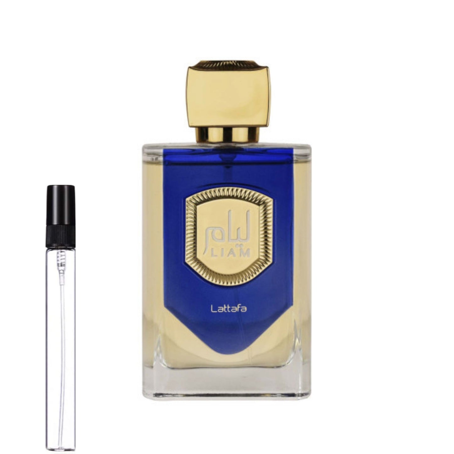 Liam Blue Shine Lattafa Perfumes para Hombres y Mujeres (DECANT 10ml)